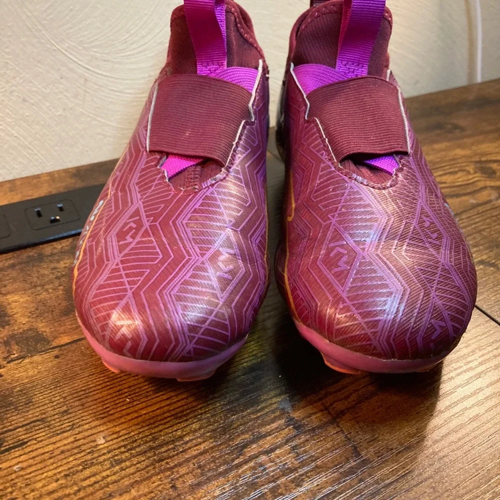 Nike Jr 4Y Zoom Mercurial Superfly 9 Academy KM Mbappe Soccer Cleats DV0735-694